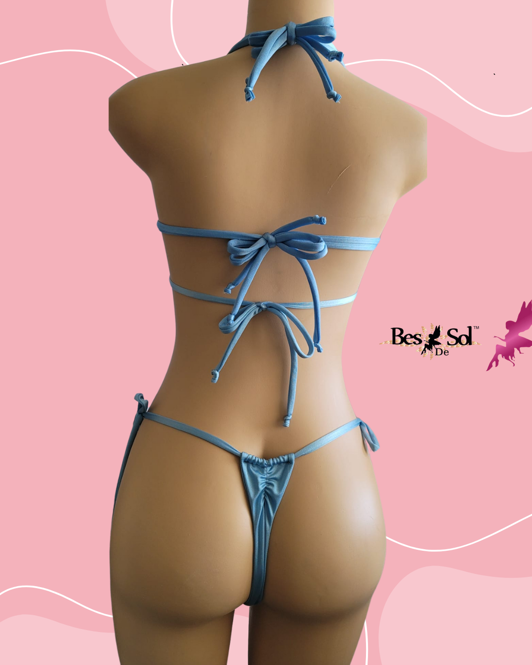 TOP BIKINI MACRAME HEARTS