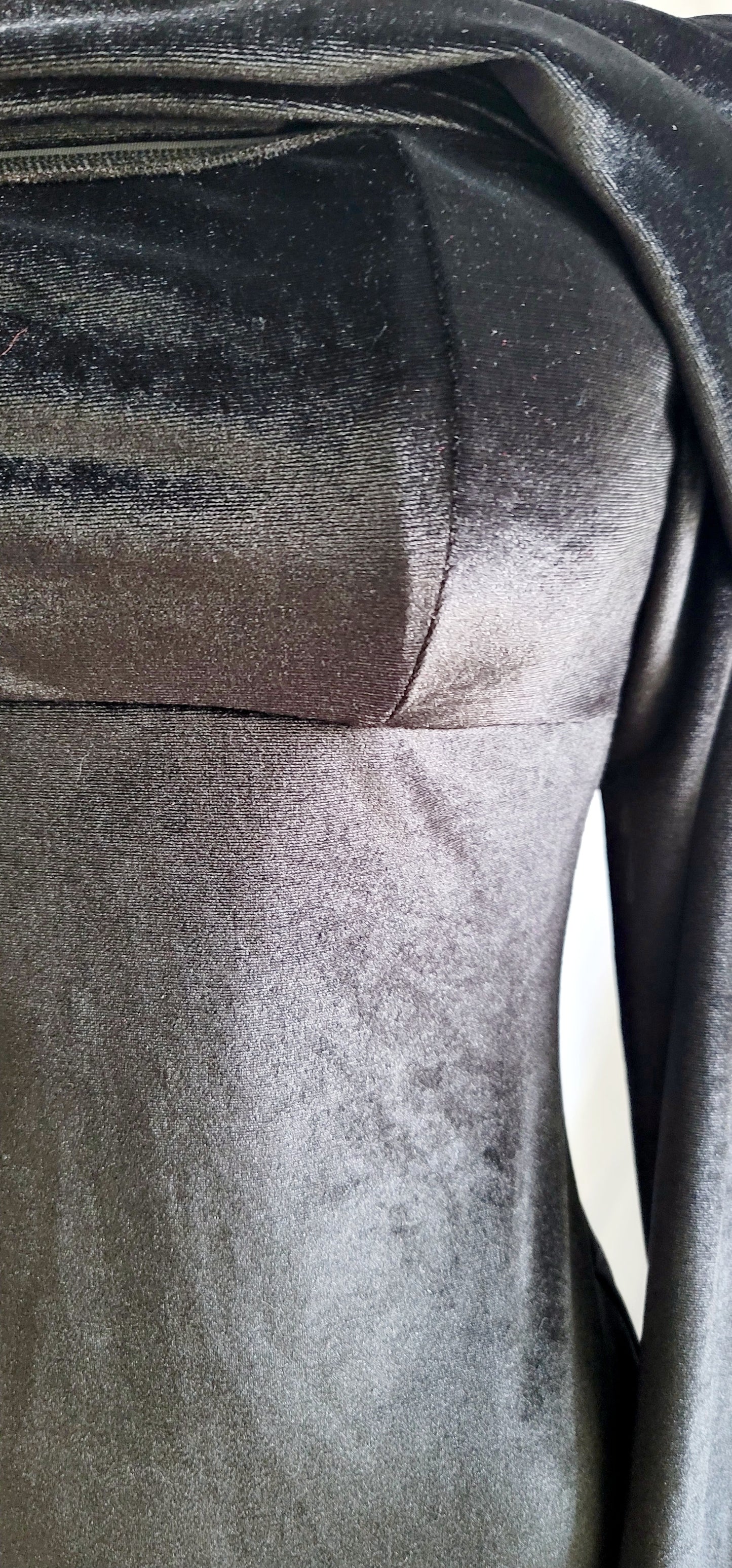 ZARAH Holiday Velvet foldover & Glow Off-Shoulder Mini Dress