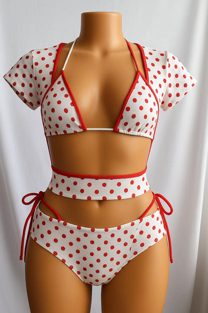 SET LIA CROP TOP & MINI SHORT