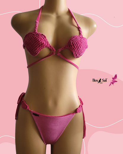 THONG MACRAME HEARTS