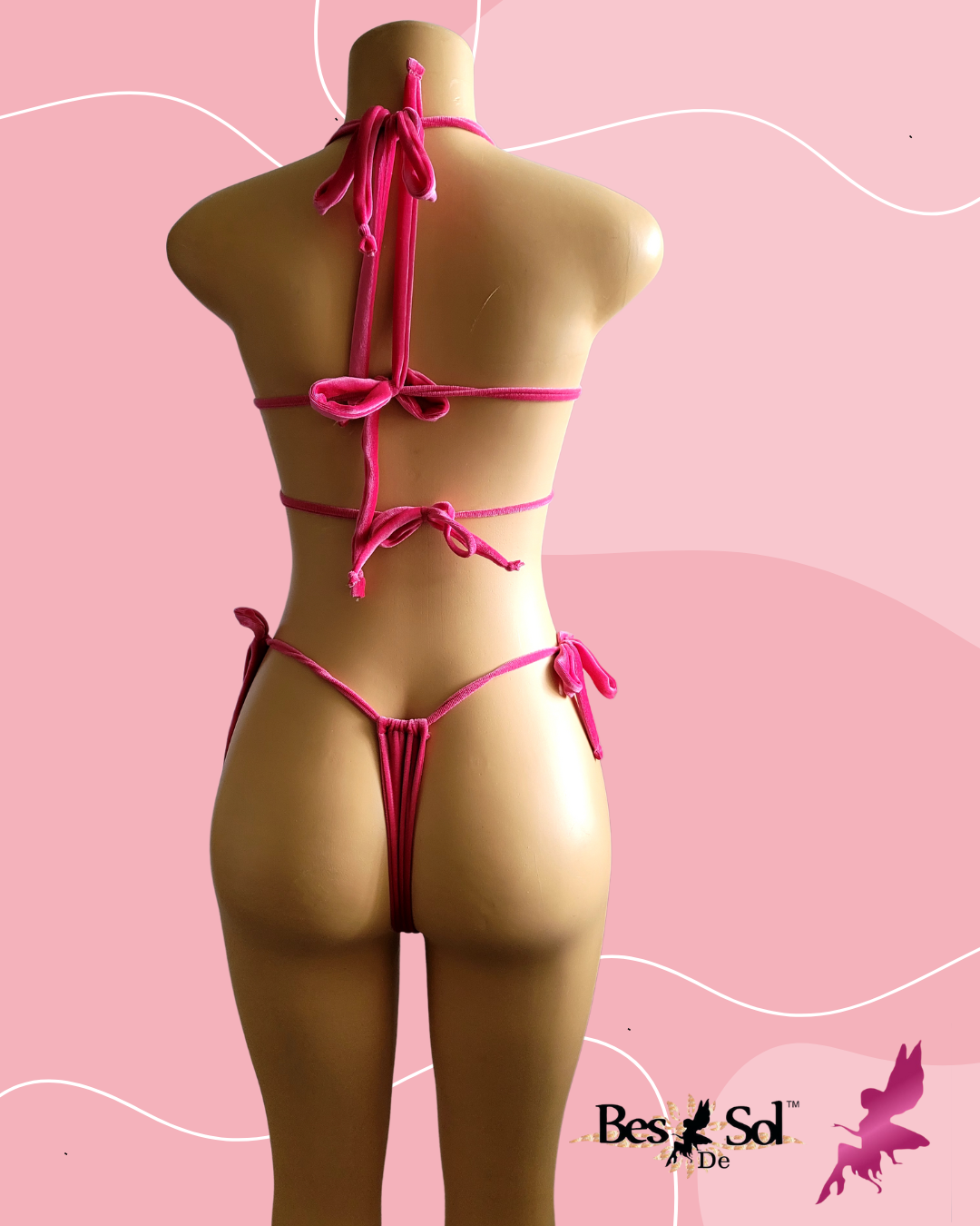 THONG MACRAME HEARTS