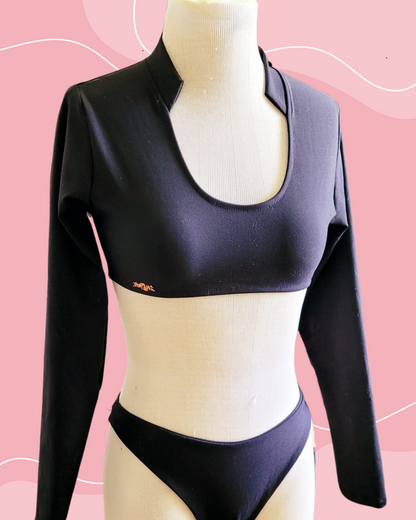 SET SURF BIKINI LONG SLEEVE & HIGH BOTTOM