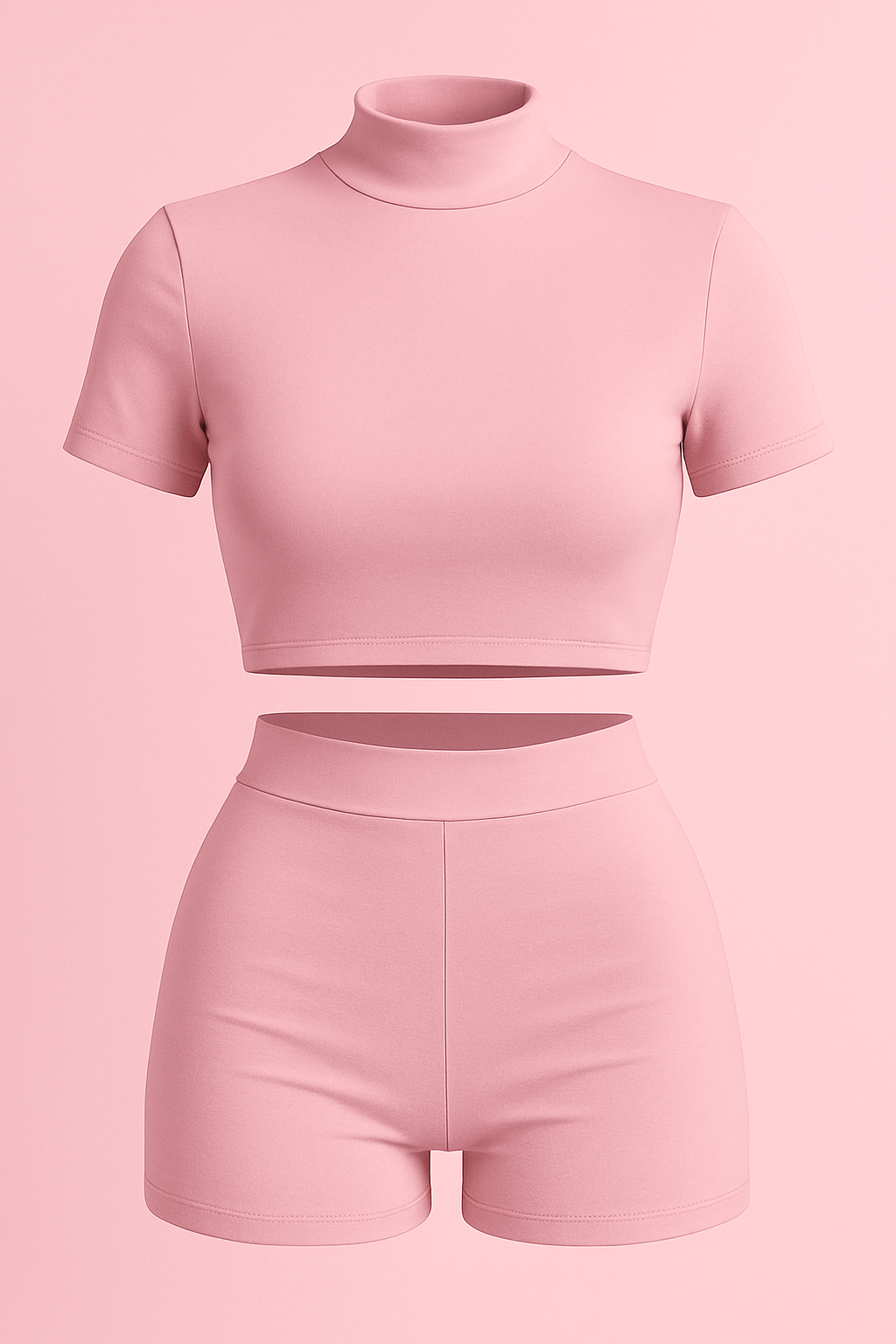 Set  foldover  Waist Short  | Crop Top & Shorts – Beso de Sol- Two-Piece | foldover  High, Mid & Low Waist Shorts – Beso de Sol