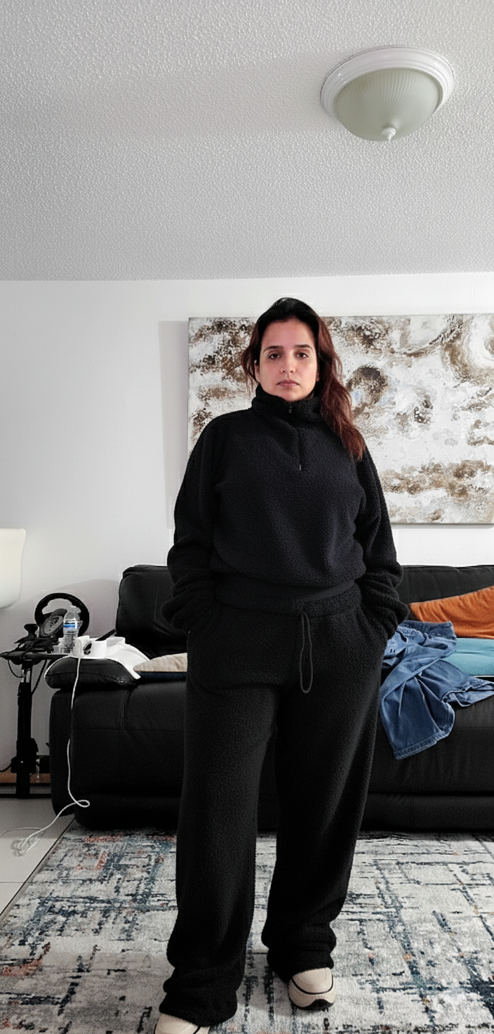 Cozy Fleece Set 3pieces  – jacket , Long Pants & Mini Shorts