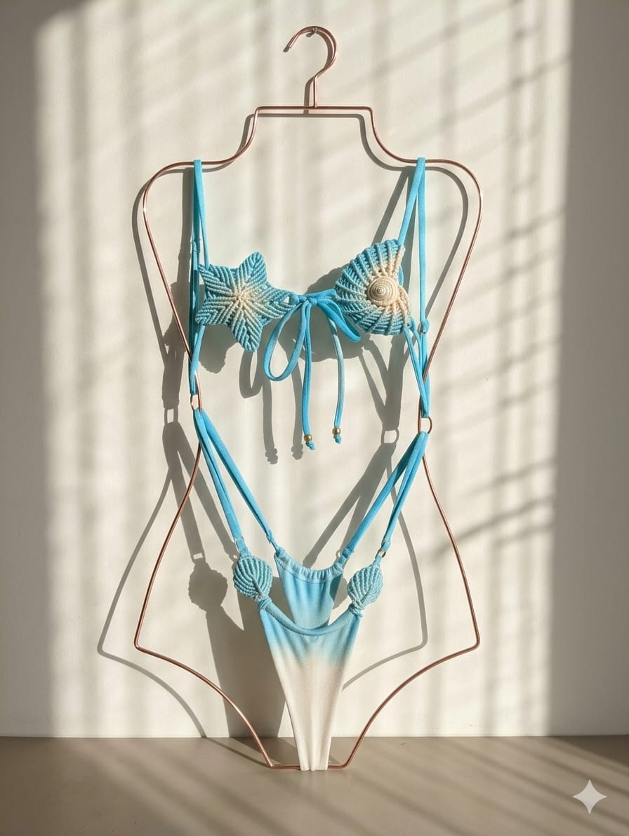 ONE PIECE MACRAME STAR & SNAIL