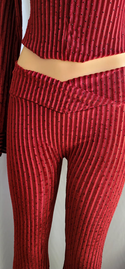 Set Maxi Velvet Mesh Rhinestone Set – Off-Shoulder Glam Elegance Holidays