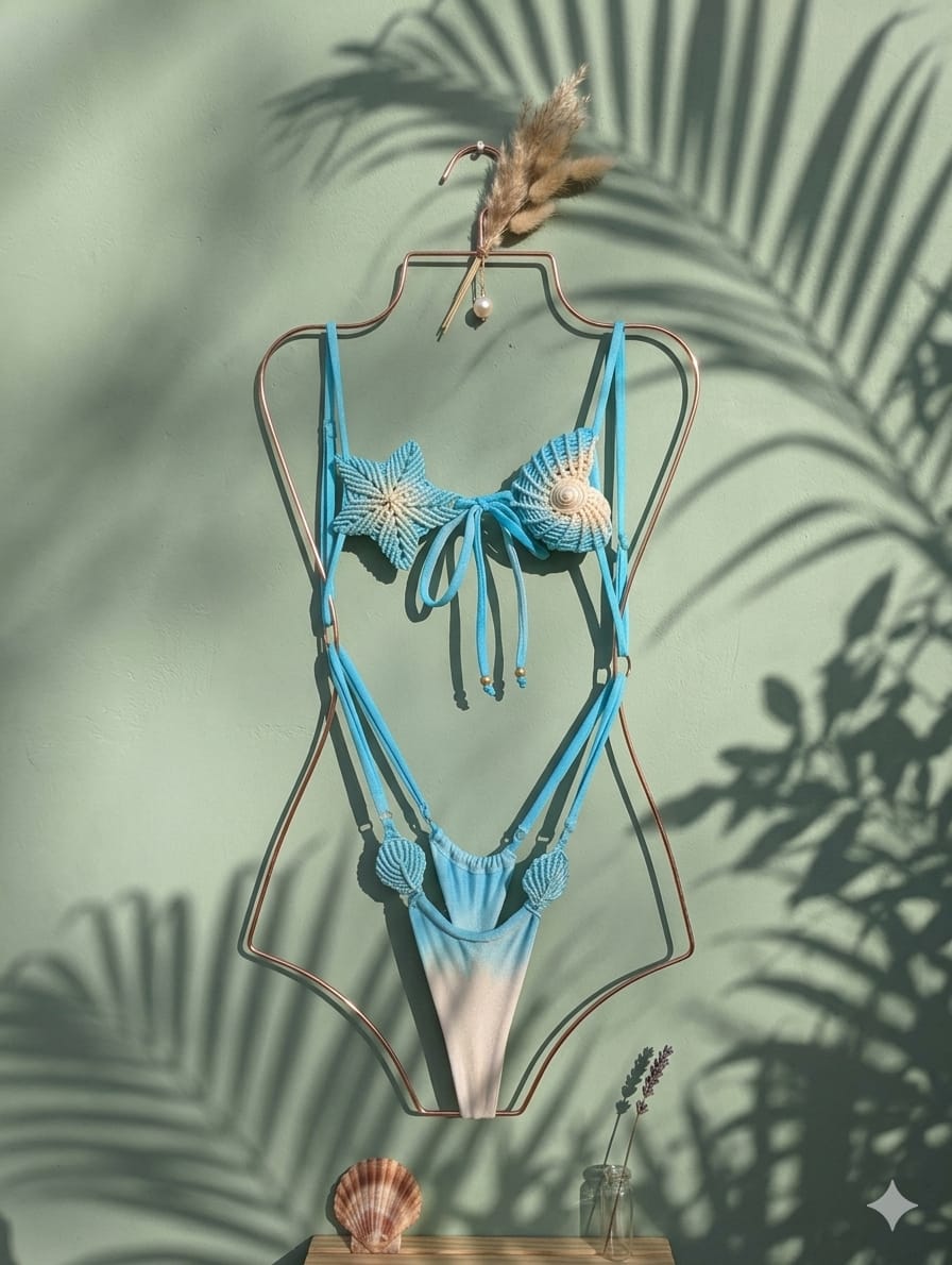 ONE PIECE MACRAME STAR & SNAIL