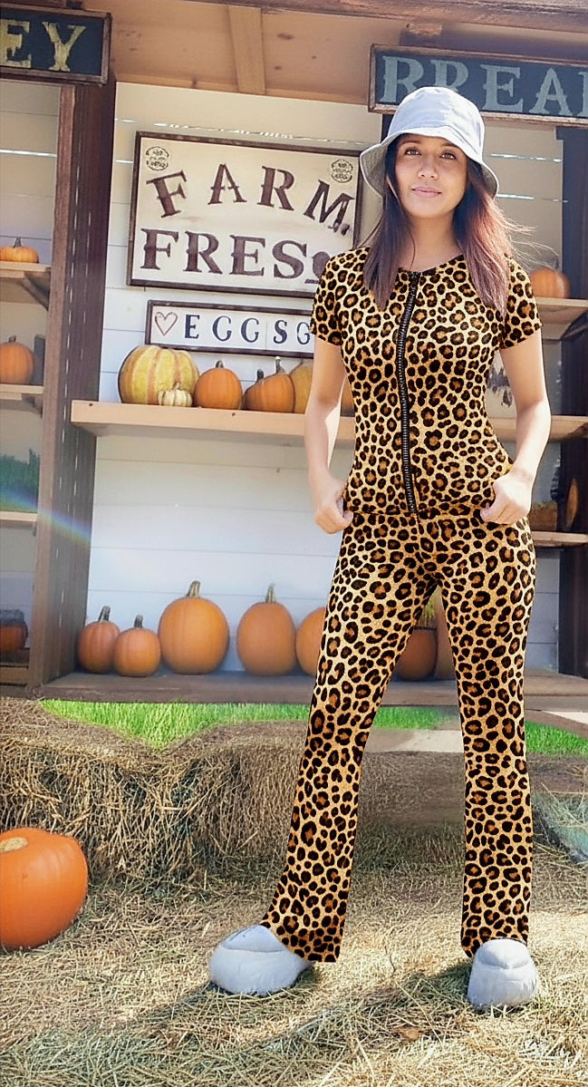 JUMPSUIT VELA ( ZIPPER in front  , pockets  &STRAIGHT BOOT)